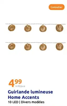 Action Guirlande lumineuse Home Accents offre