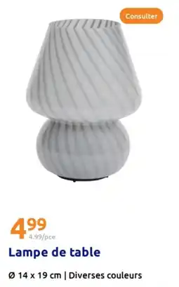 Action Lampe de table offre