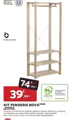 Bricomarché Kit penderie nova offre