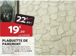 Bricomarché Plaquette de parement offre
