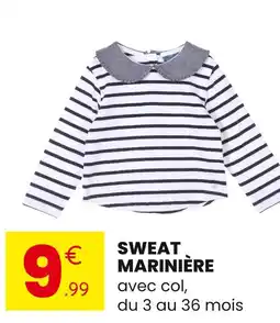 Stokomani Le Phare de la Baleine SWEAT MARINIÈRE offre
