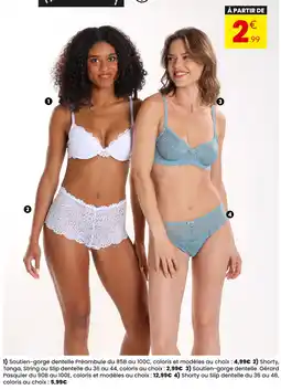 Stokomani Gérard Pasquier Soutien-gorge dentelle Préambule offre