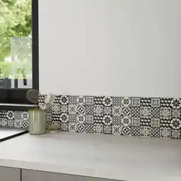 Brico Dépôt C&L Crédence réversible carreau de ciment gris/gris offre