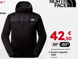 Sport 2000 The North Face Sweat à capuche zippé offre