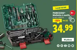 Lidl PARKSIDE Mallette à outils offre