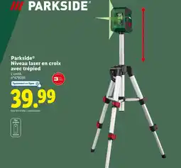 Lidl Parkside Niveau laser en croix avec trépied offre