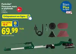 Lidl Parkside Ponceuse murs et plafonds offre