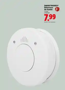 Lidl Smartwares Détecteur de fumée offre