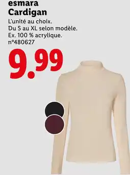 Lidl Esmara Cardigan offre