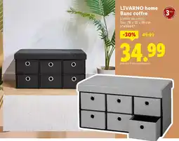 Lidl LIVARNO home Banc coffre offre