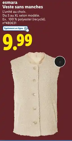 Lidl esmara Veste sans manches offre