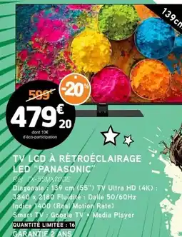 E.Leclerc Panasonic - tv led a retroeclairage led offre