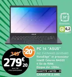 E.Leclerc Asus - pc 14 offre