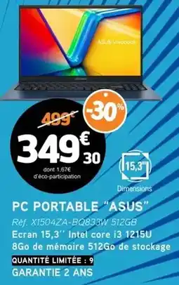 E.Leclerc Asus - pc portable offre