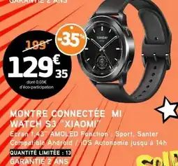 E.Leclerc Xiaomi - montre connectee mi watch s3 xiaomi offre