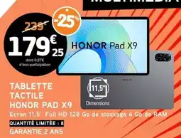 E.Leclerc Honor - tablette tactile x9 offre