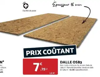 Bricomarché Dalle osb3 offre