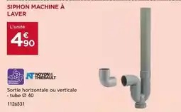Gedimat Noyon thiebault - siphon machine à laver offre