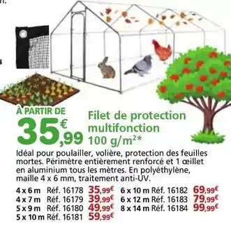 Provence Outillage Tous - filet de protection multifonction offre