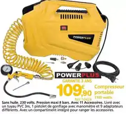 Provence Outillage Watts - compresseur portable offre