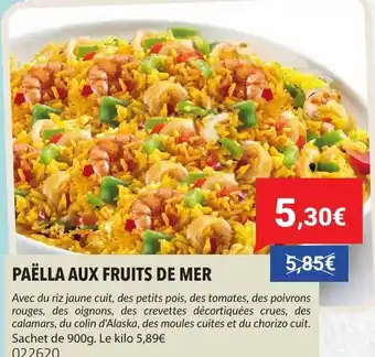 Gel 2000 Paëlla aux fruits de mer offre