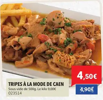 Gel 2000 Tripes à la mode de caen offre