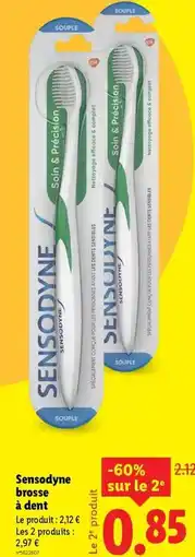 Lidl Sensodyne - brosse à dent offre