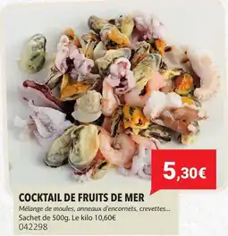 Gel 2000 Cocktail de fruits de mer offre