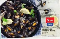 Gel 2000 Moules entières cuites dans leur jus offre