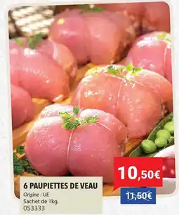 Gel 2000 6 paupiettes de veau offre