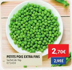 Gel 2000 Petits pois extra fins offre