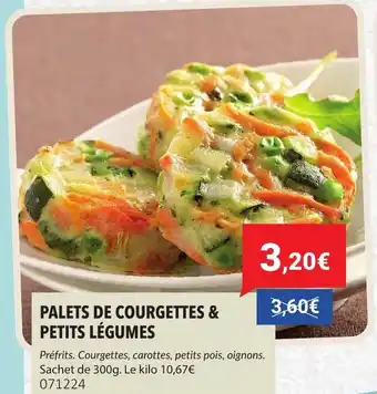 Gel 2000 Palets de courgettes & petits légumes offre