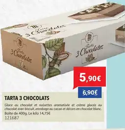 Gel 2000 Tarta 3 chocolats offre