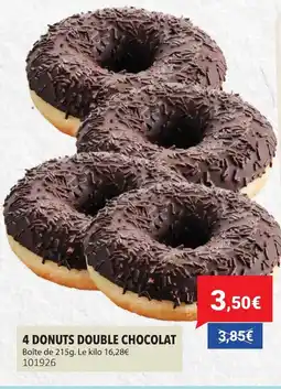 Gel 2000 4 donuts double chocolat offre