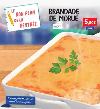 Gel 2000 Brandade de morue offre