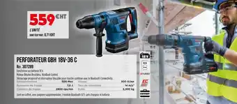 Master Pro Perforateur gbh 18v-36 c offre