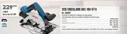 Master Pro BOSCH Scie circulaire gks 18v- offre