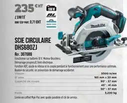 Master Pro MAKITA Scie circulaire dhs680zj offre