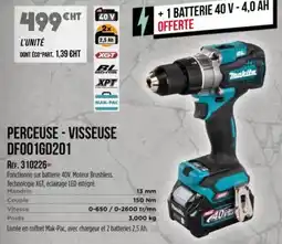 Master Pro MAKITA Perceuse - visseuse df001gd201 offre