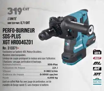 Master Pro MAKITA Perfo-burineur sds-plus xgt hr004gz01 offre