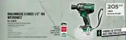 Master Pro HIKOKI Boulonneuse à chocs 1/2" 18v wr18dhw2z offre