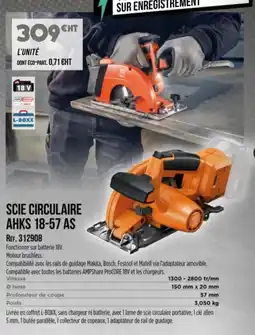 Master Pro Scie circulaire ahks 18-57 as offre