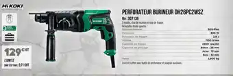 Master Pro HIKOKI Perforateur burineur dh26pc2wsz offre