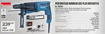 Master Pro MAKITA Perforateur burineur sds-plus hr2630tx4 offre