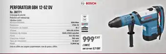 Master Pro BOSCH Perforateur gbh 12-52 dv offre
