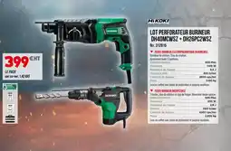 Master Pro HIKOKI Lot perforateur burineur dh40mcwsz + dh26pc2wsz offre