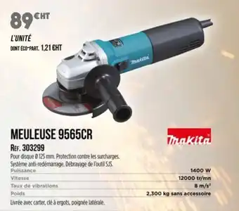 Master Pro MAKITA Meuleuse 9565cr offre