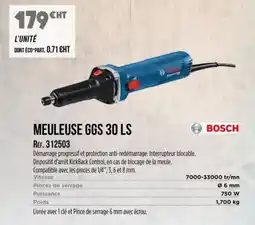 Master Pro BOSCH Meuleuse ggs 30 ls offre