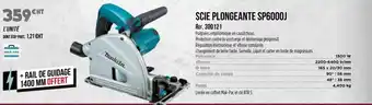 Master Pro Scie plongeante sp6000j offre