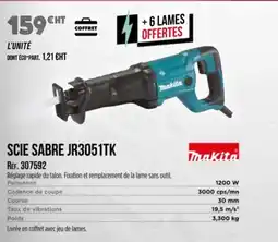 Master Pro MAKITA Scie sabre jr3051tk offre